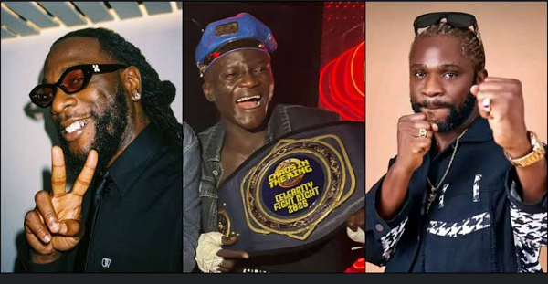Burna Boy Give Portable N20 Million After E Beat Speed Darlington for Celebrity Boxing Match