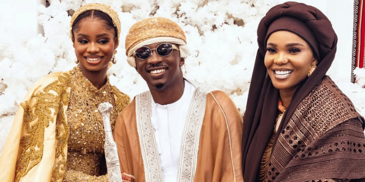 Jux Priscilla and iyabo ojo